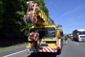 LKW in Boeschung A 3 Rich Frankfurt Hoehe Roesrath Lohmar P256